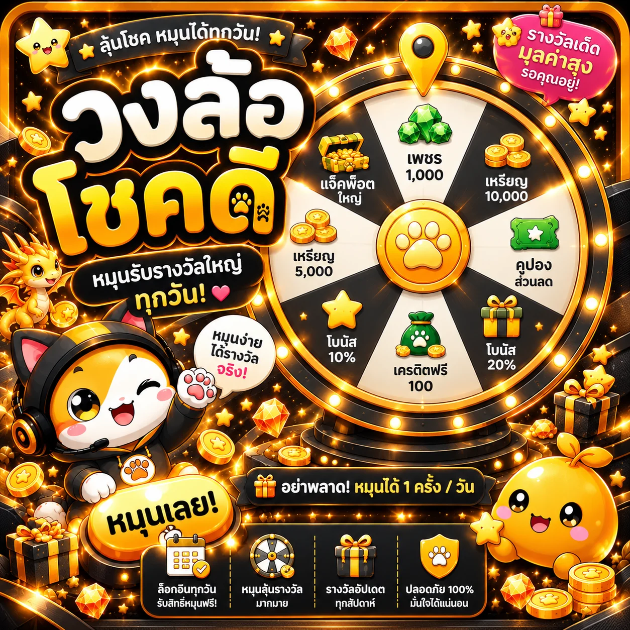 วงล้อกิจกรรม RISHKING99